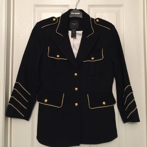 Smythe Jackets & Blazers - Smythe Military Blazer with Gold Piping & Buttons